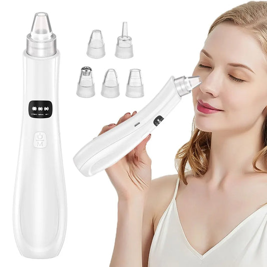 Luna Glow™ 3-Speed Facial Vacuum Pore Cleaner – Blackhead Remover & Skin Rejuvenation Device
